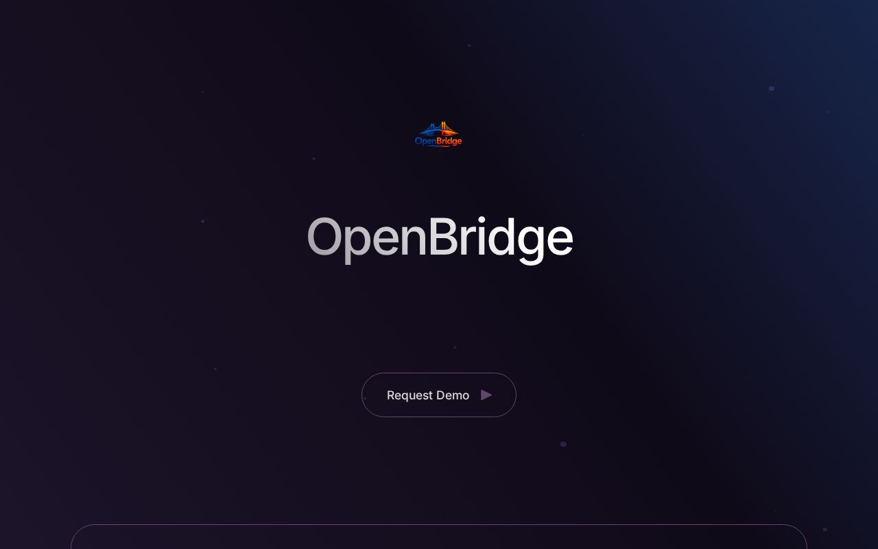 Open Bridge Start OpenBridge